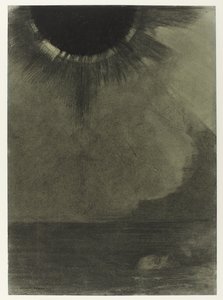 Le Noyé Hukkuminen veteen, kuunvalossa tekijältä Odilon Redon