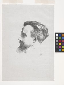 Maurice Denis (litografia sobre papel chine volant) finlandês tekijältä Odilon Redon