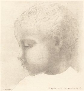 Mon Enfant (Minun lapseni) tekijältä Odilon Redon
