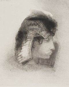 Suudelmissani on hedelmän maku, joka sulaisi sydämessäsi!, lautanen 4/24 tekijältä Odilon Redon