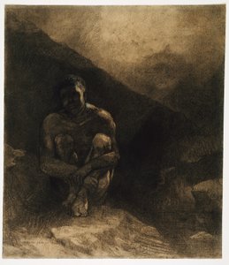 Primitiivinen ihminen tekijältä Odilon Redon