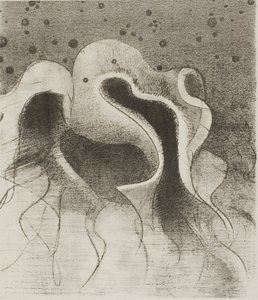 The Beasts of the Sea, Pyöreä kuin nahkapullot, levy 22/24 tekijältä Odilon Redon