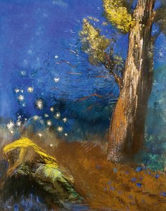 Buddhan kuolema La Mort de Bouddha tekijältä Odilon Redon