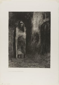 Mies oli yksin yömaisemassa, Yöstä tekijältä Odilon Redon