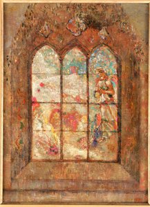 Lasimaalaus tekijältä Odilon Redon