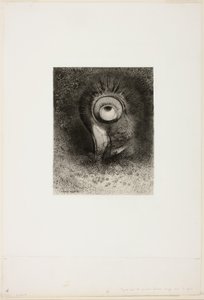 Flowerissa yritettiin ehkä ensimmäistä kertaa näkyä, levy 2/8 Les Originesista tekijältä Odilon Redon