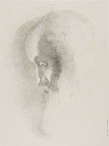 Vanhuuteen, levy 1/6 tekijältä Odilon Redon
