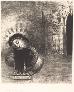 Pitkä chrysalis, veren väri tekijältä Odilon Redon