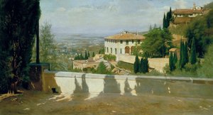 Villa Medici Fiesolessa tekijältä Odoardo Borrani