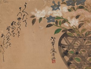 Bellflowers in Basket, 17th century.