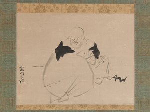 Hotei, vuoden 1704 jälkeen. tekijältä Ogata Korin