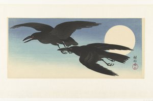 Kruunu täysikuussa tekijältä Ohara Koson