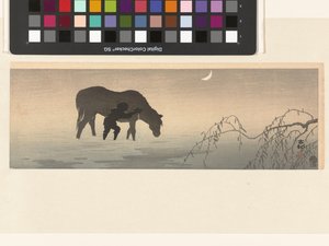 Mies ja hevonen tekijältä Ohara Koson