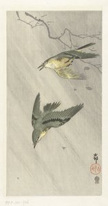 Laululinnut sateessa tekijältä Ohara Koson