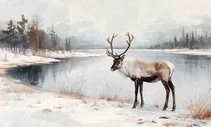 Talvisia poroajatuksia tekijältä Ohkimiko