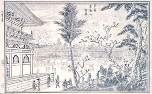 Book of Views of Edo, s.17. tekijältä Okada Shuntosai