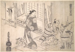 Parodia Xu Youn ja Chao Fun legendasta tekijältä Okumura Masanobu
