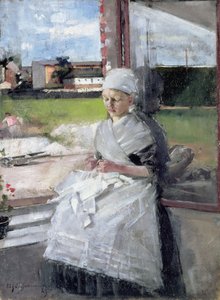 Bretonilainen tyttö, 1889 öljy kankaalle
