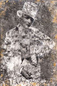 Kulta, 2022 (sekatekniikka puulle) tekijältä Olivia Gozzano