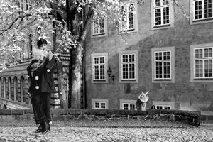 Scena teatrale, 2024 (Digitaalinen sekatekniikka) tekijältä Olivia Gozzano