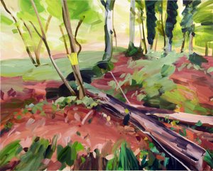 Metsä 25,2017 (akryyli kankaalle)