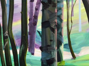 Forest 28, yksityiskohta, 2017 (akryyli kankaalle)