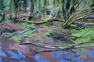 Metsä 2, 2014 (akryyli kankaalle)