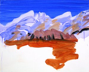 Leukerbad 21, 2012 (akryyli kankaalle)