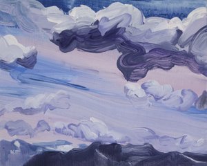 Leukerbad 3, 2012 (akryyli kankaalle)