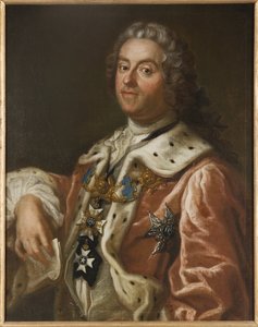 Comyte Charles Gustave de Tessin - Carl Gustaf Tessinin (1695-1770) muotokuva, kirjoittanut Arenius, Olof (1700-1766). Öljy kankaalle tekijältä Olof Arenius