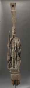 Joruba-verantaposti, Nigeria (puuta) tekijältä Olowe of Ise