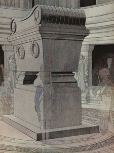 Napoleonin hauta Les Invalidesissa, Pariisissa, haamusotilaiden vartioima