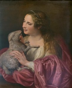 Pyhä Agnes tekijältä Orazio Gentileschi