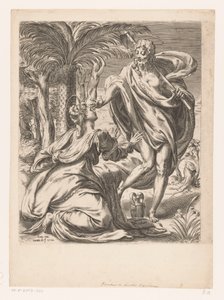 Kristus ilmestyy Maria Magdaleenalle (Noli me tangere) tekijältä Orazio de Santis