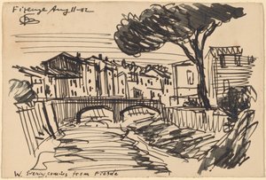 Arno illalla, Firenze