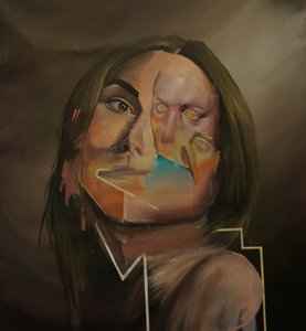 Puhdas, 2021-23 (öljy pellavalle) tekijältä Oscar Nin