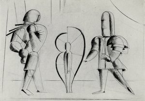 Bauhausin näyttämöltä Bauhausin näyttämö, 1925. tekijältä Oskar Schlemmer