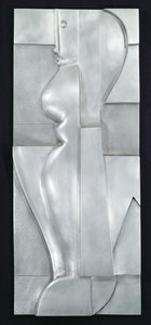 Reliefi H. Abstrakti hahmo, 1919 (alumiini) tekijältä Oskar Schlemmer