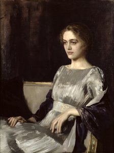 Neiti Muriel Gore Fortuny-mekossa
