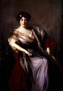 Rouva Holden (maalaus) tekijältä Oswald Hornby Joseph Birley