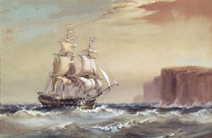 Maahanmuuttajalaiva saapuu Sydney Headsin edustalle, 1883