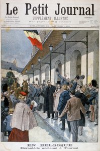 Paul Déroulède saapuu maanpakoon Tournaisiin, Belgiaan, 1900. tekijältä Oswaldo Tofani