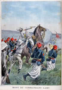 Komentaja Lamyn kuolema Koussérin taistelussa 22. huhtikuuta 1900.