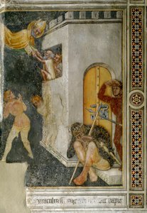Pyhän Augustinuksen ihme, viaton vanki vapautetaan (Fresco