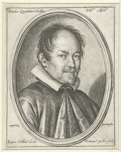 Muotokuva säveltäjä Paolo Quagliati c. 1555-1628, 1623 tekijältä Ottavio Maria Leoni