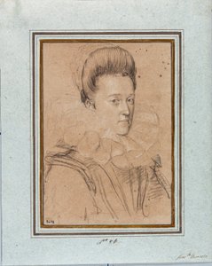 Eleonore de Mediciksen (Eleonora de Medici) muotokuva (1567-1611) Mantovan herttua Vincenti I Gonzague
