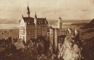 Baijerin kuninkaiden linna Neuschwanstein, lähellä Fussenia