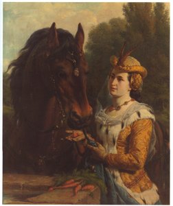 Jacoba Baijerista hevosensa kanssa