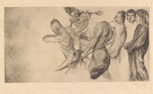 Dante ja Virgil vierailevat helvetissä (Inferno Canto 22)