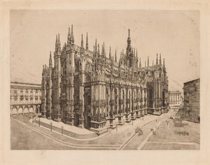 Tuomiokirkko, Milano. tekijältä Otto H. Bacher